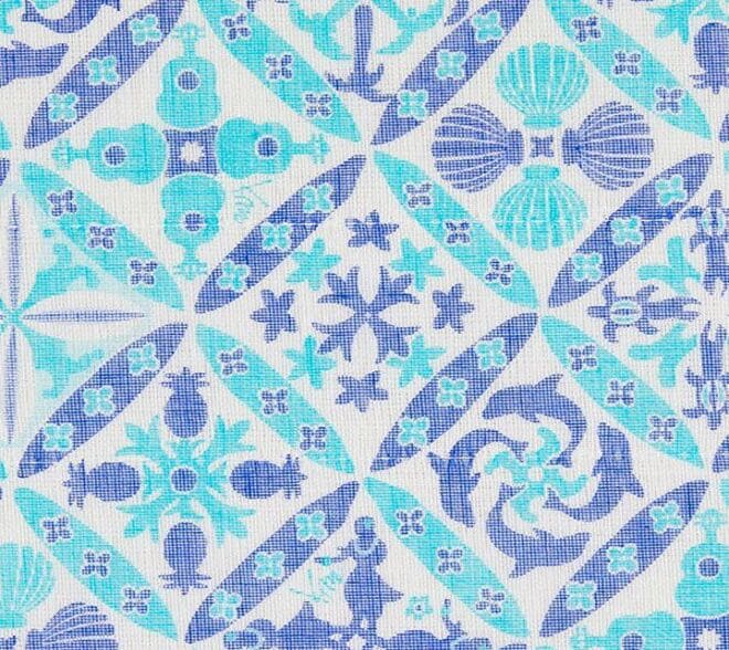 Hawaiian quilt/Blue